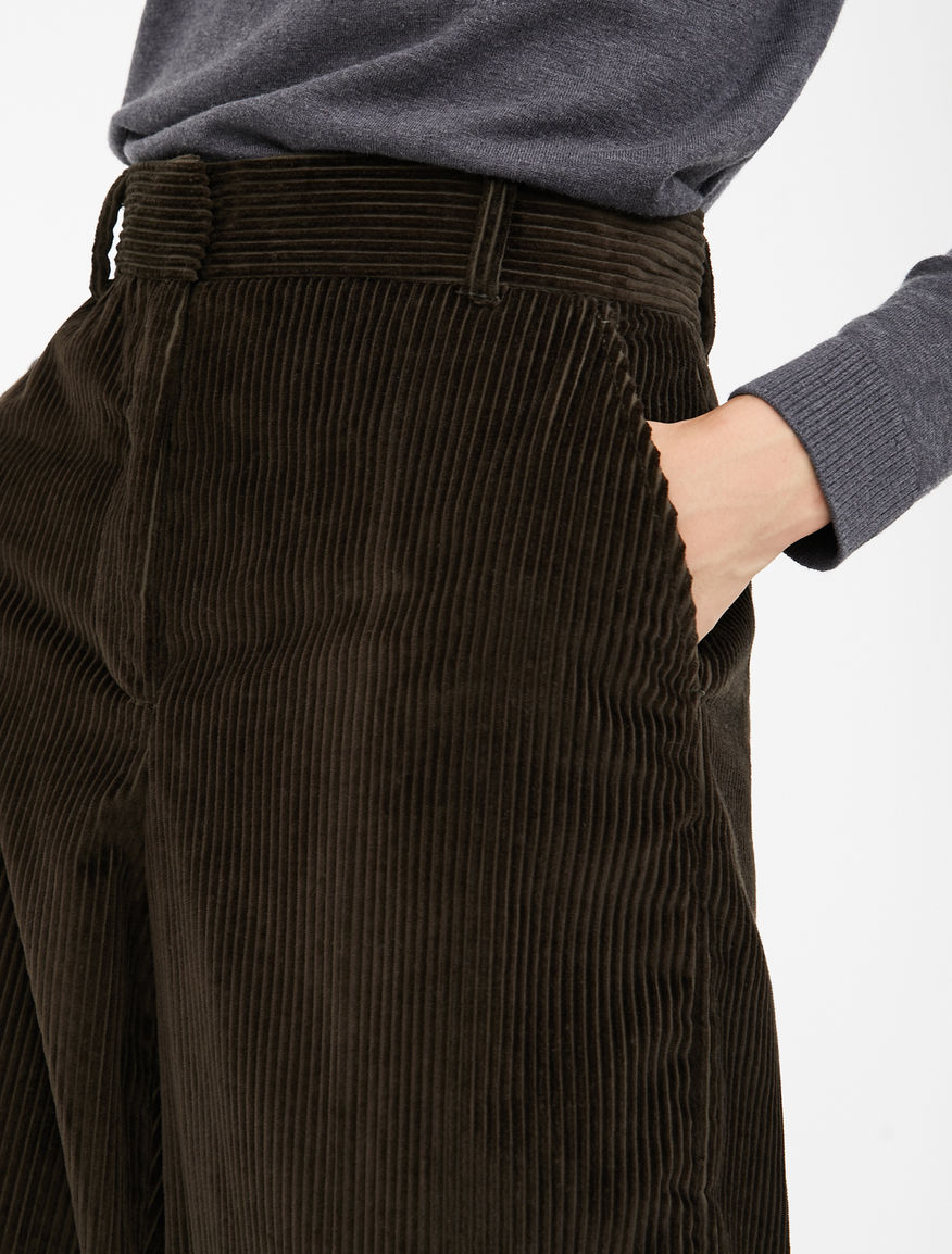 Cotton velvet trousers Weekend Maxmara Cotton velvet trousers Weekend Maxmara