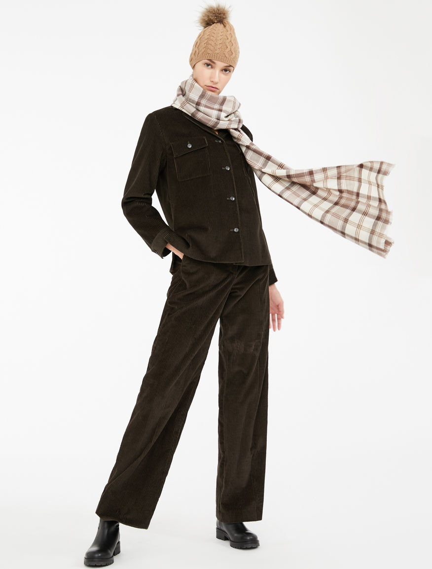 Cotton velvet trousers Weekend Maxmara Cotton velvet trousers Weekend Maxmara