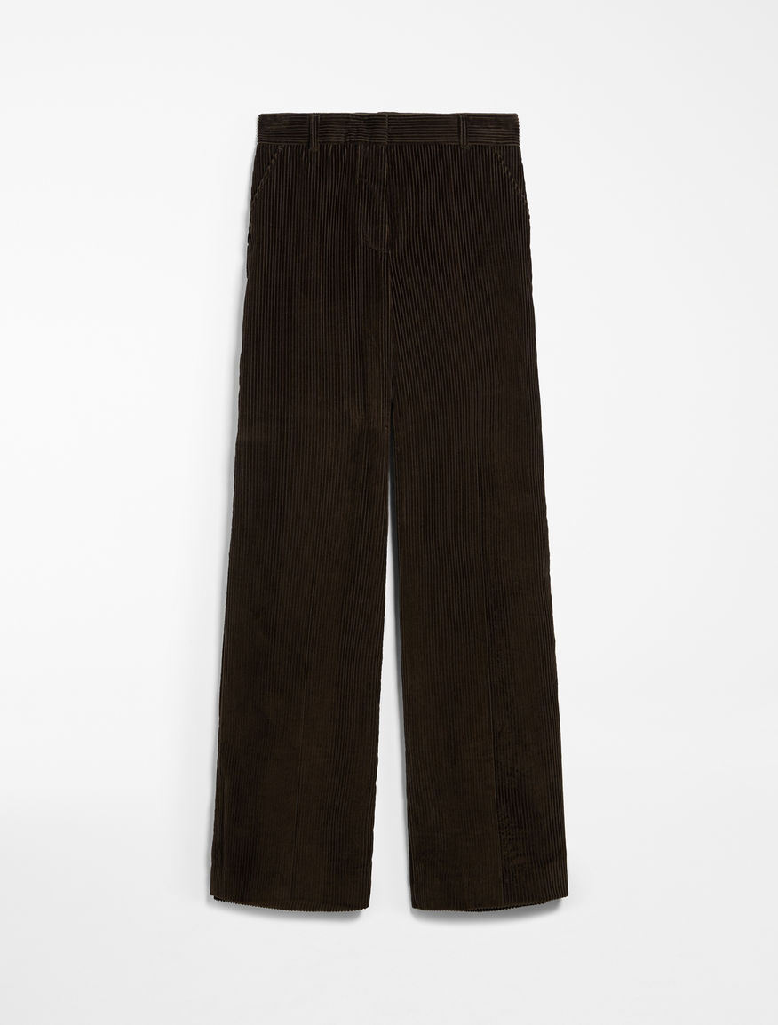 Cotton velvet trousers Weekend Maxmara Cotton velvet trousers Weekend Maxmara