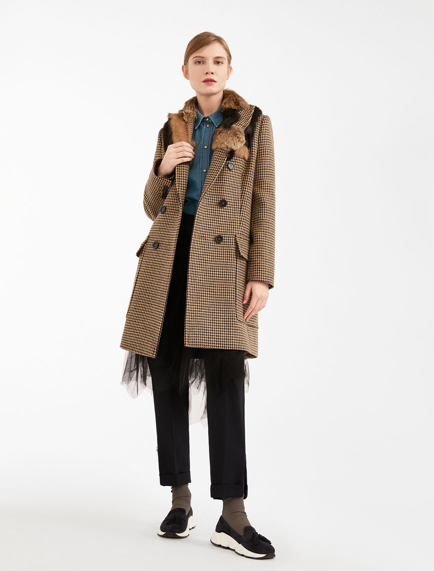 Wool flannel trousers and tulle Weekend Maxmara Wool flannel trousers and tulle Weekend Maxmara