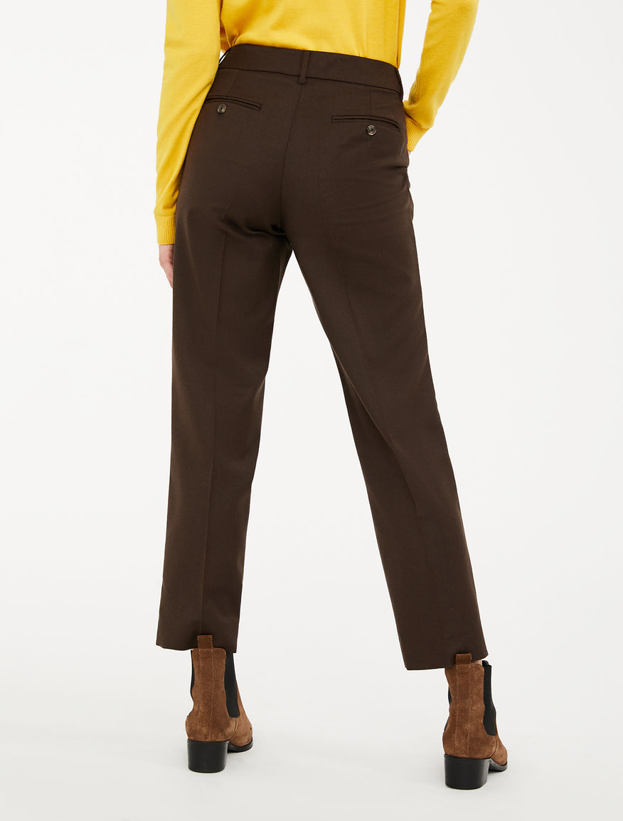 Pantaloni in flanella di lana Weekend Maxmara Pantaloni in flanella di lana Weekend Maxmara
