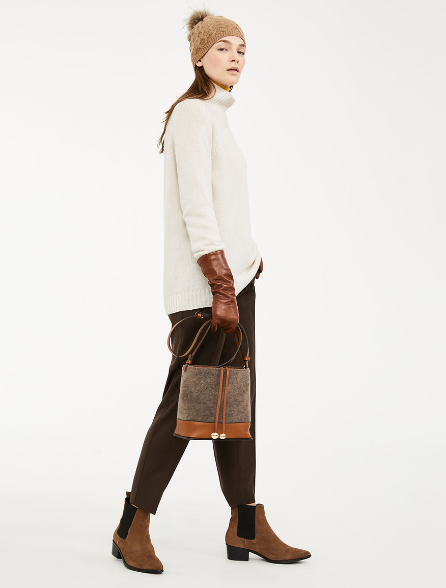 Pantaloni in flanella di lana Weekend Maxmara Pantaloni in flanella di lana Weekend Maxmara