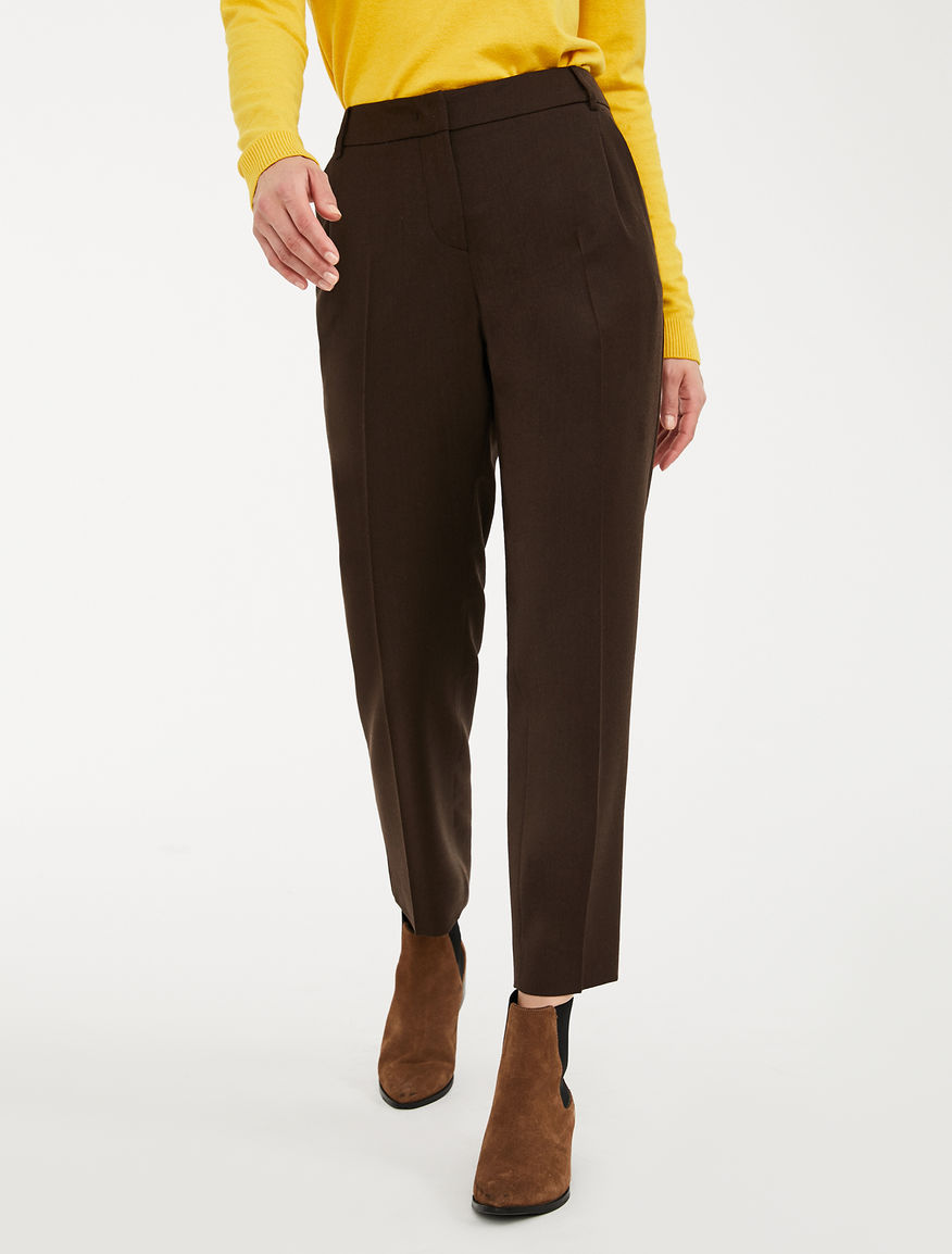 Pantaloni in flanella di lana Weekend Maxmara Pantaloni in flanella di lana Weekend Maxmara