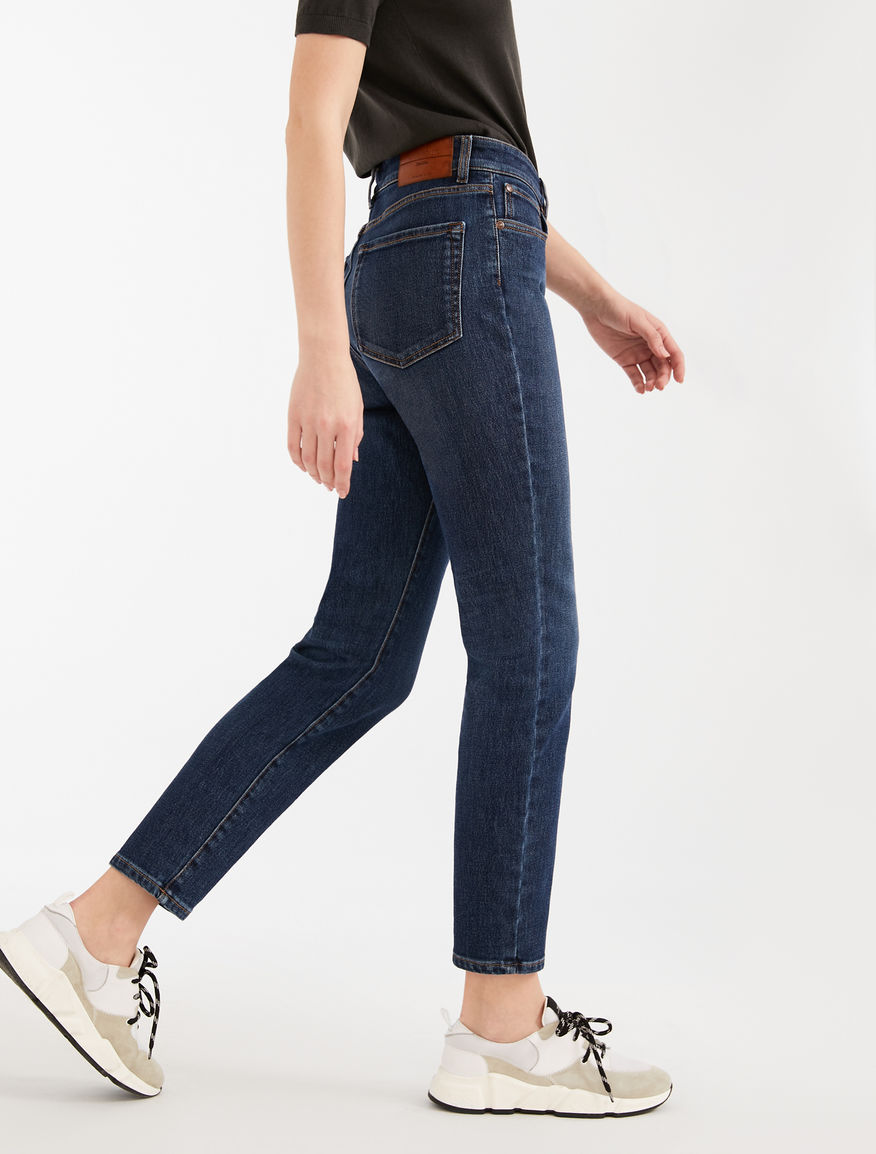 Cotton denim cropped jeans Weekend Maxmara Cotton denim cropped jeans Weekend Maxmara