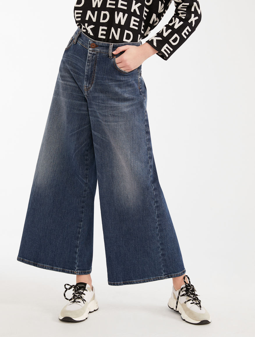 Wide-leg denim jeans Weekend Maxmara Wide-leg denim jeans Weekend Maxmara