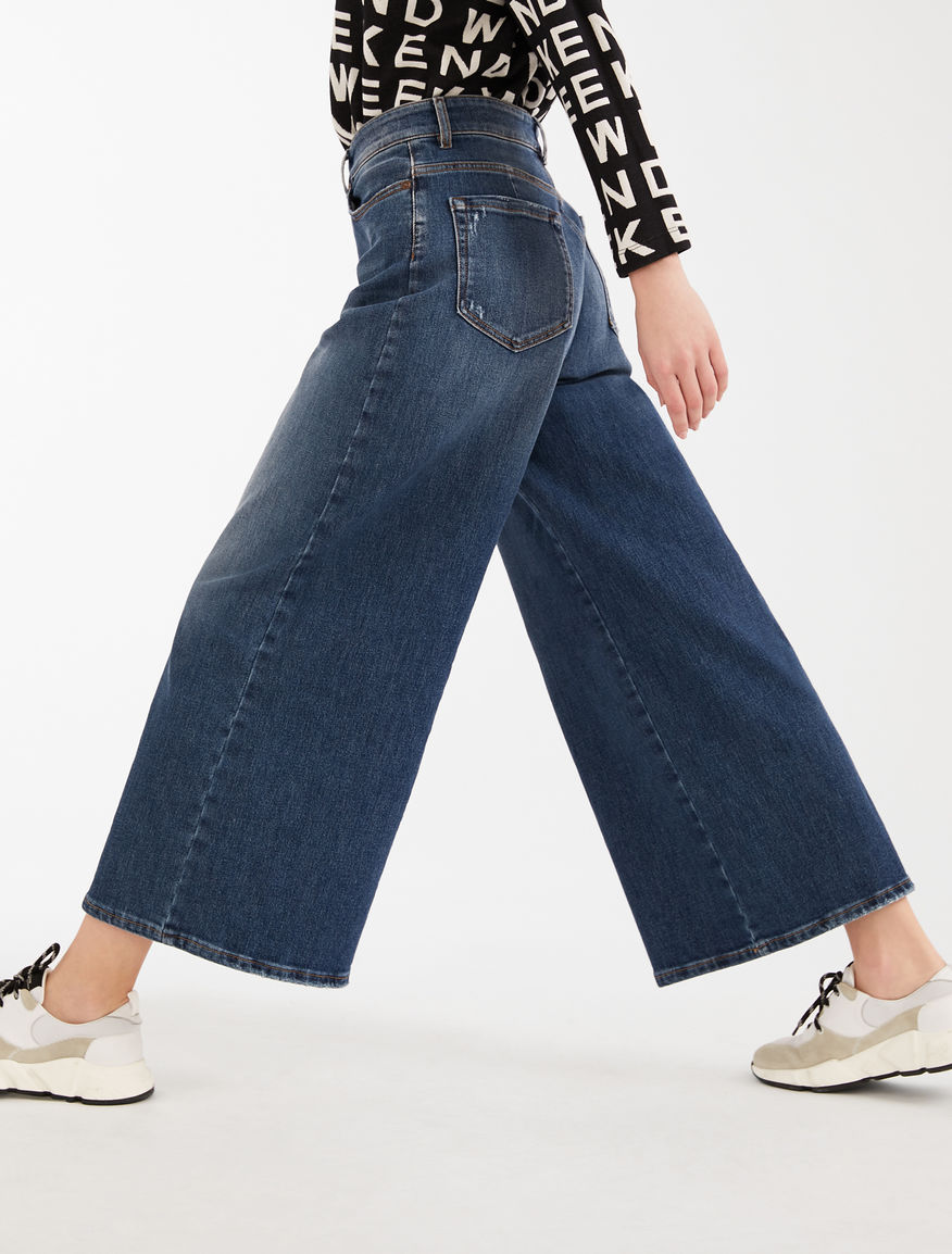 Wide-leg denim jeans Weekend Maxmara Wide-leg denim jeans Weekend Maxmara