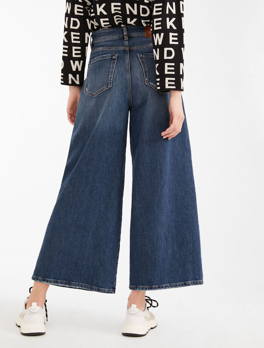 Wide-leg denim jeans Weekend Maxmara Wide-leg denim jeans Weekend Maxmara