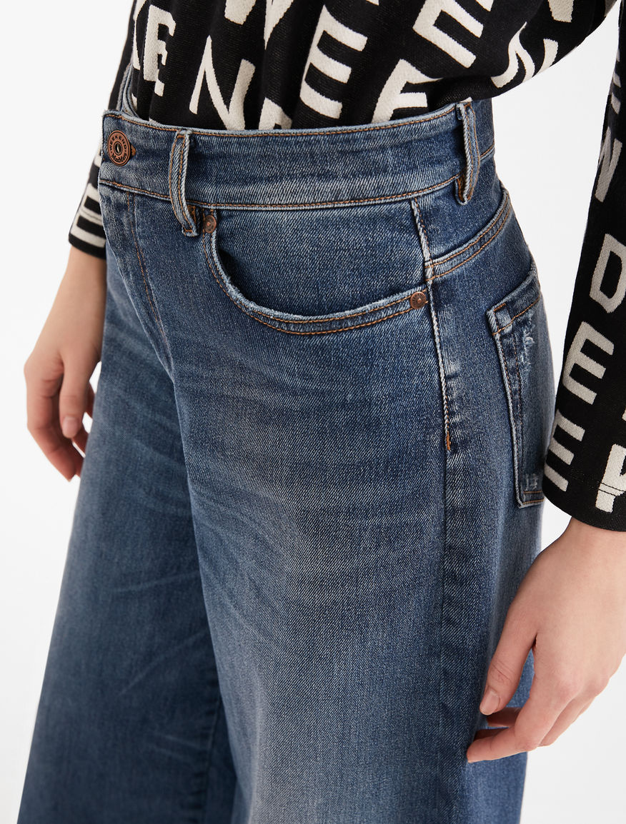 Wide-leg denim jeans Weekend Maxmara Wide-leg denim jeans Weekend Maxmara