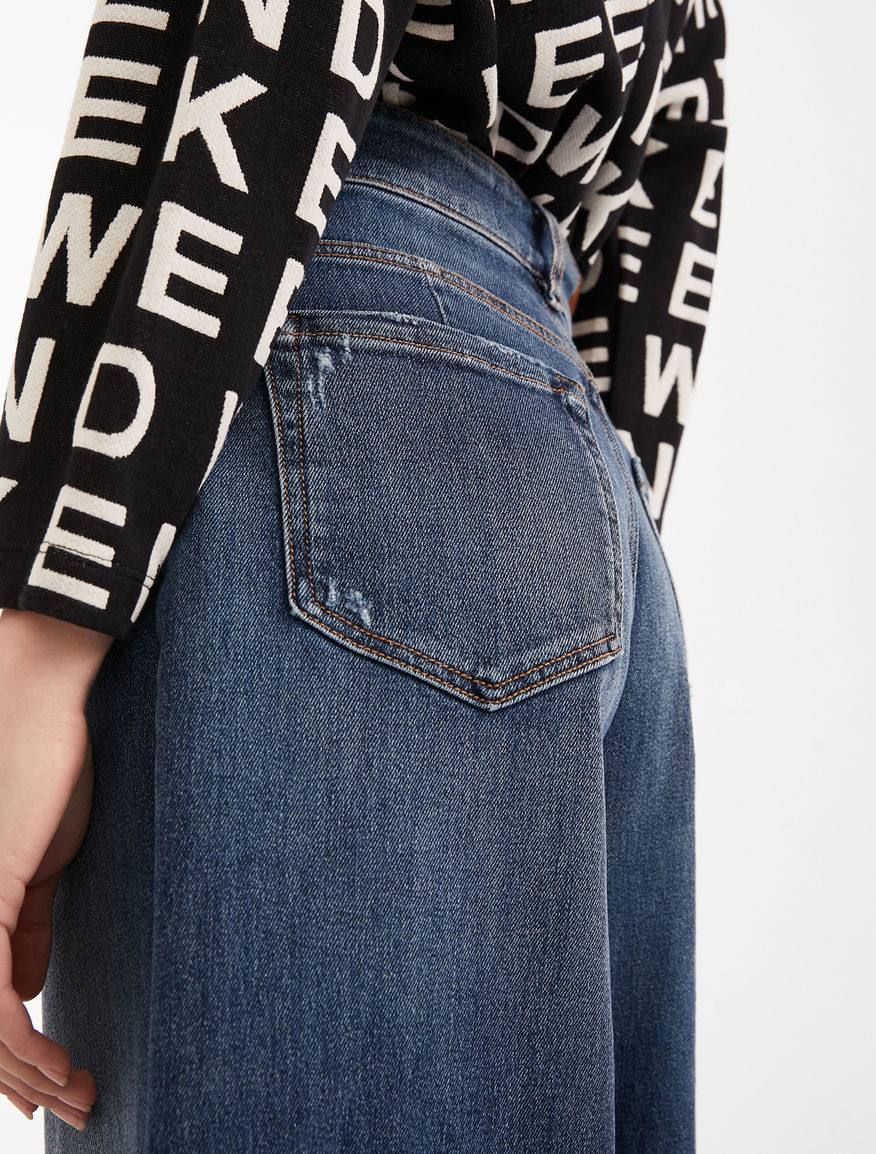 Wide-leg denim jeans Weekend Maxmara Wide-leg denim jeans Weekend Maxmara