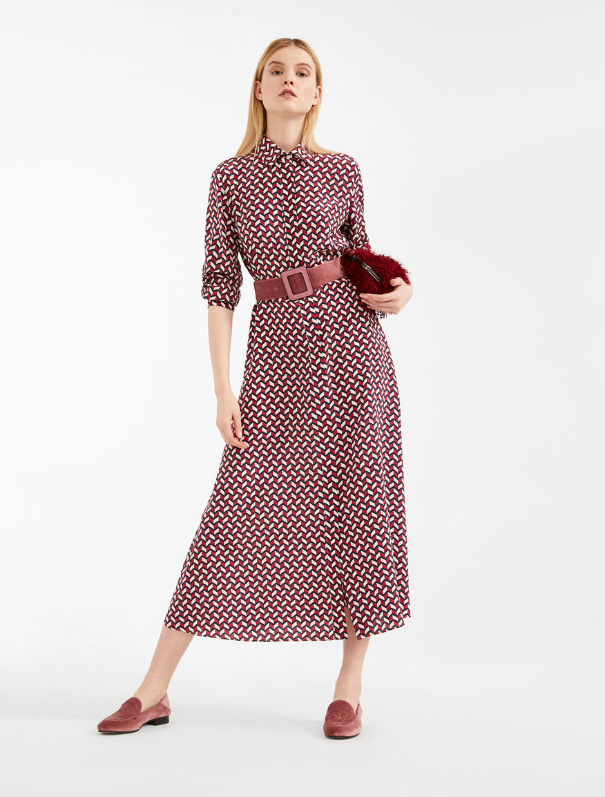 Silk crepe de chine dress Weekend Maxmara Silk crepe de chine dress Weekend Maxmara