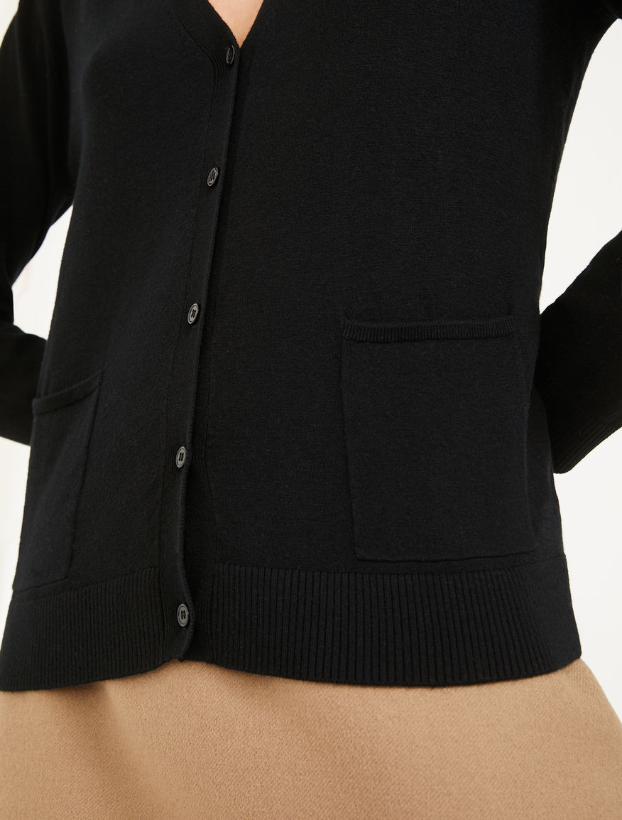 Silk and wool yarn cardigan Weekend Maxmara Silk and wool yarn cardigan Weekend Maxmara