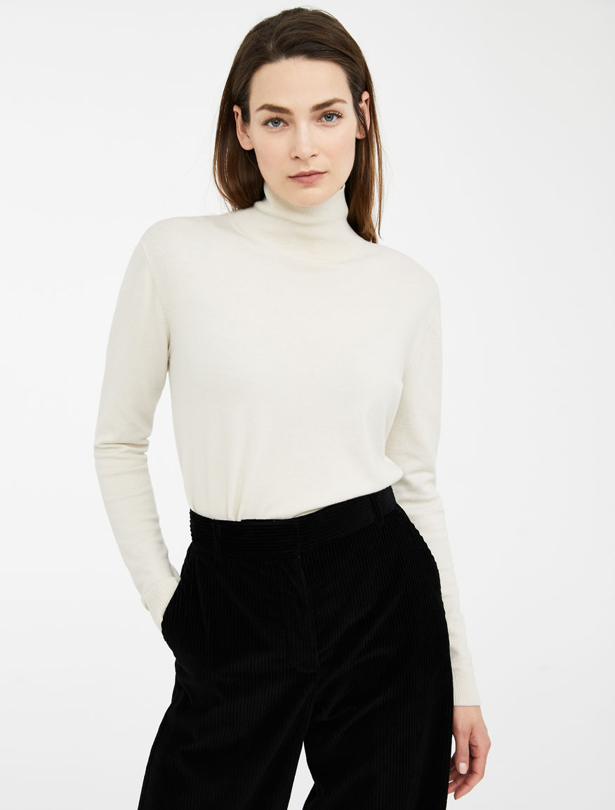 Silk and wool yarn polo neck jumper Weekend Maxmara Silk and wool yarn polo neck jumper Weekend Maxmara
