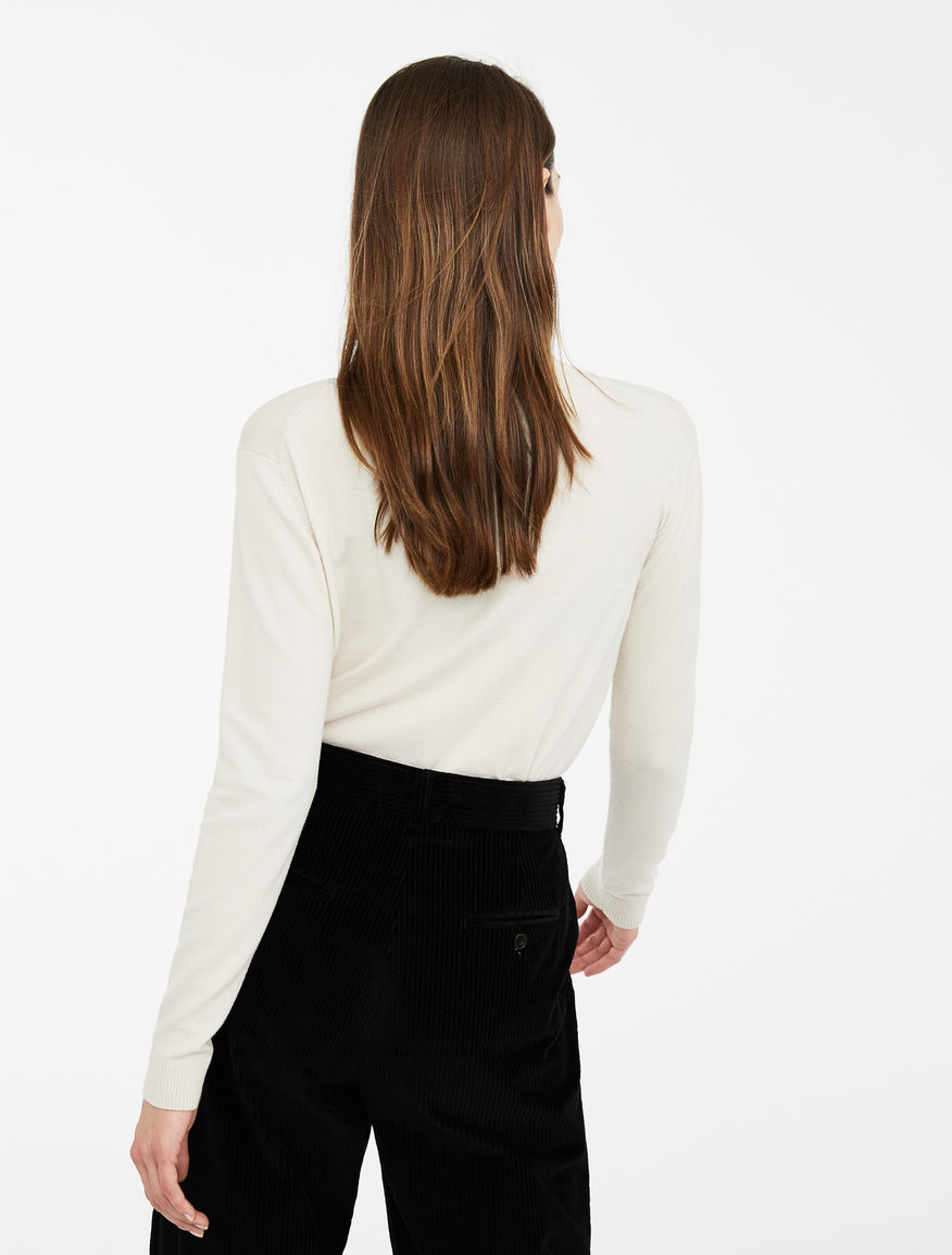 Silk and wool yarn polo neck jumper Weekend Maxmara Silk and wool yarn polo neck jumper Weekend Maxmara