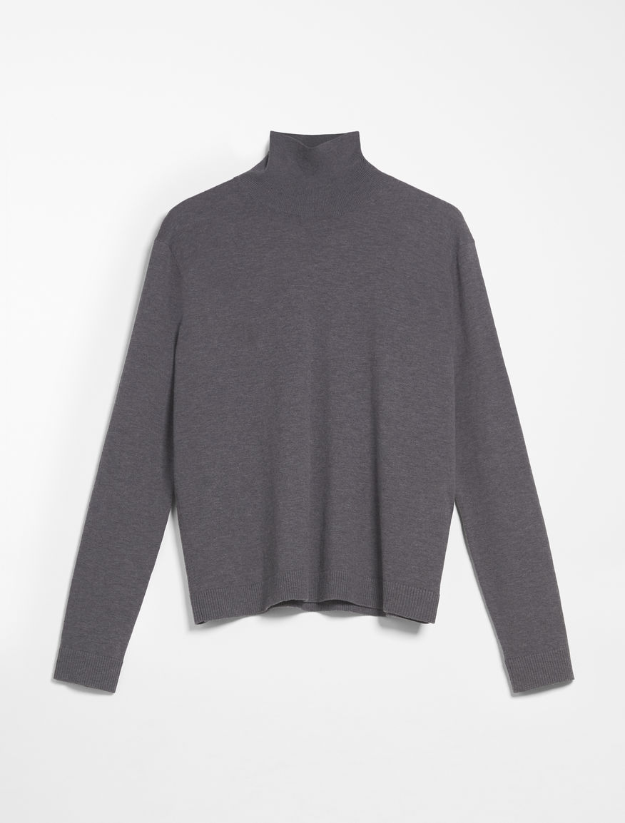 Silk and wool yarn polo neck jumper Weekend Maxmara Silk and wool yarn polo neck jumper Weekend Maxmara