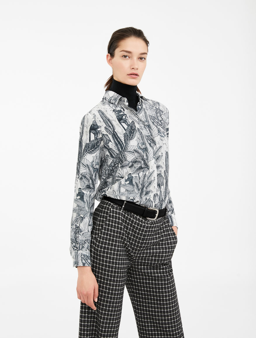 Silk and wool yarn polo neck jumper Weekend Maxmara Silk and wool yarn polo neck jumper Weekend Maxmara