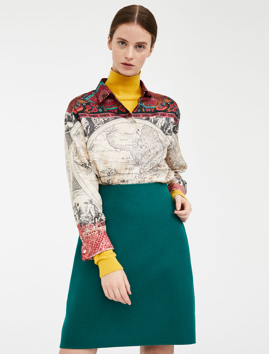 Silk and wool yarn polo neck jumper Weekend Maxmara Silk and wool yarn polo neck jumper Weekend Maxmara