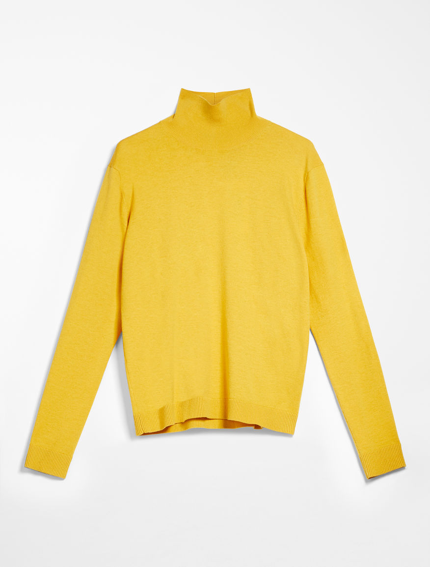 Silk and wool yarn polo neck jumper Weekend Maxmara Silk and wool yarn polo neck jumper Weekend Maxmara