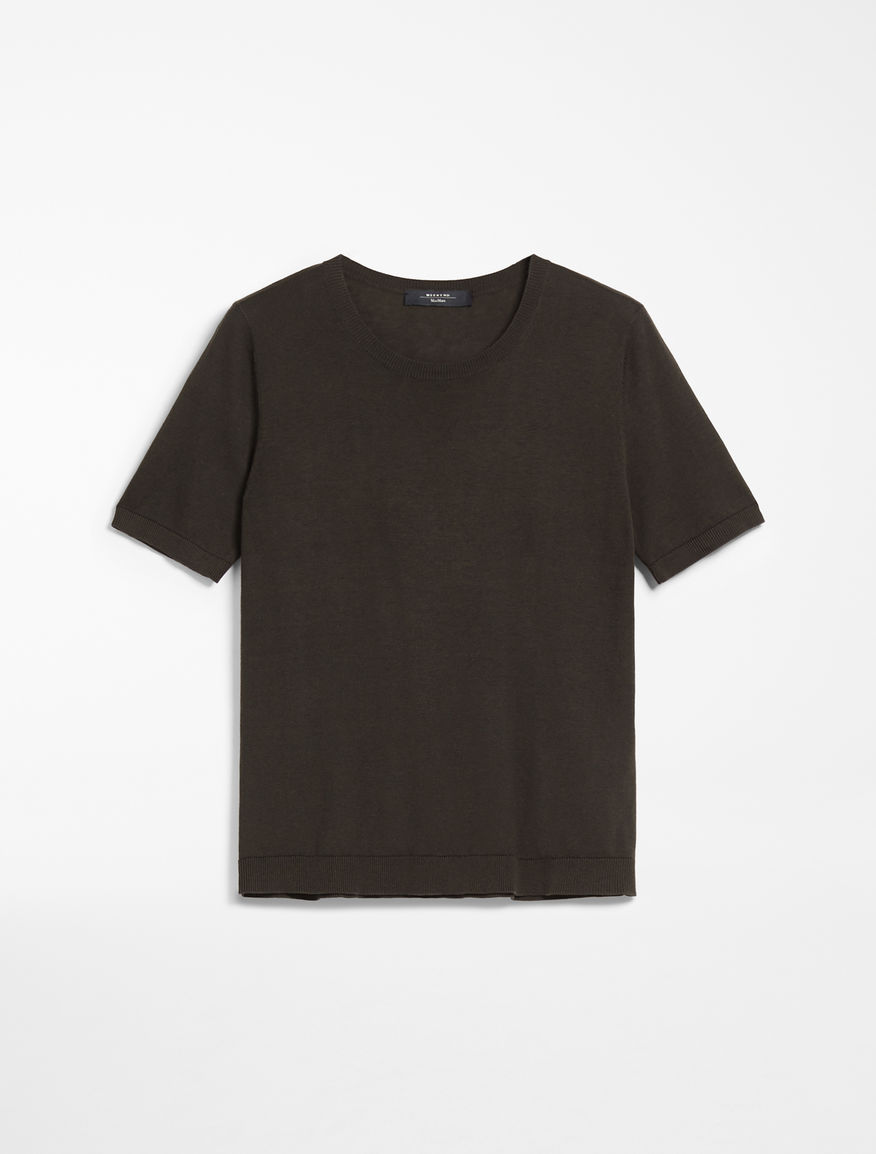 Cotton and silk yarn jumper Weekend Maxmara Cotton and silk yarn jumper Weekend Maxmara