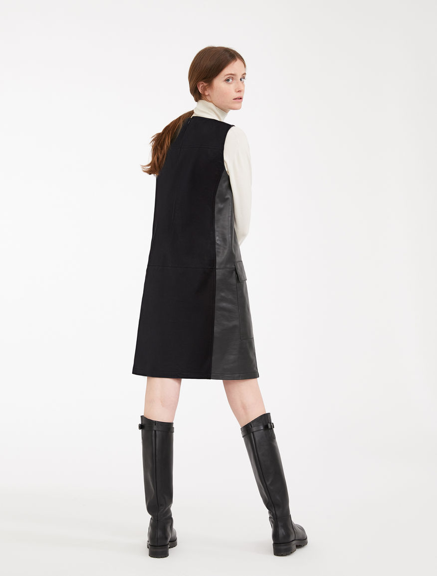 Nappa leather and jersey dress Weekend Maxmara Nappa leather and jersey dress Weekend Maxmara