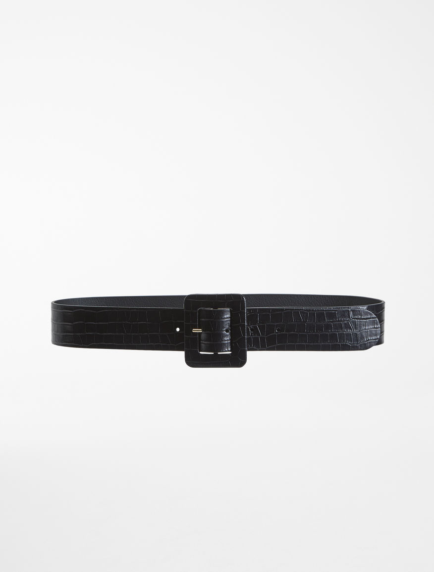 Crocodile print leather belt Weekend Maxmara Crocodile print leather belt Weekend Maxmara