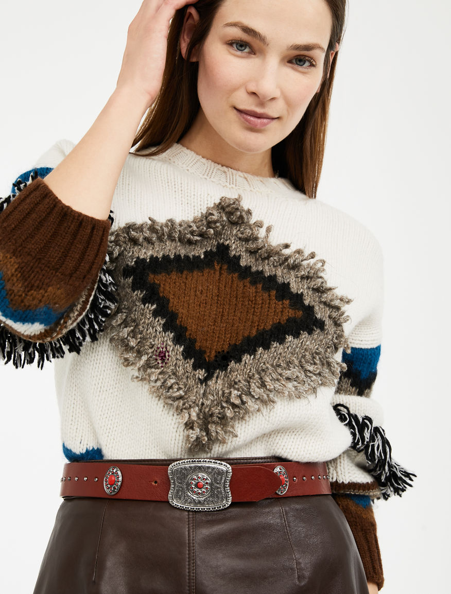 Cintura in pelle con borchie Weekend Maxmara Cintura in pelle con borchie Weekend Maxmara