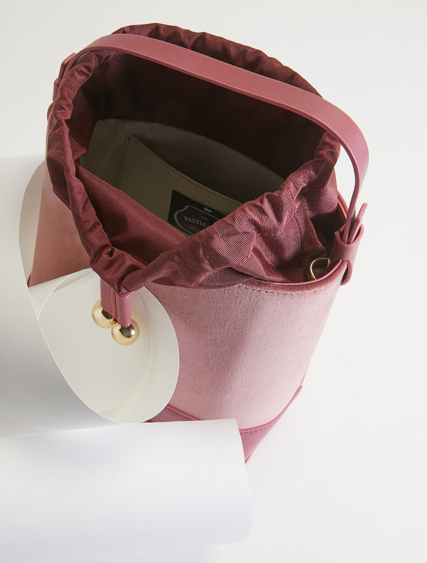 Bucket bag in velvet and leather Weekend Maxmara Bucket bag in velvet and leather Weekend Maxmara