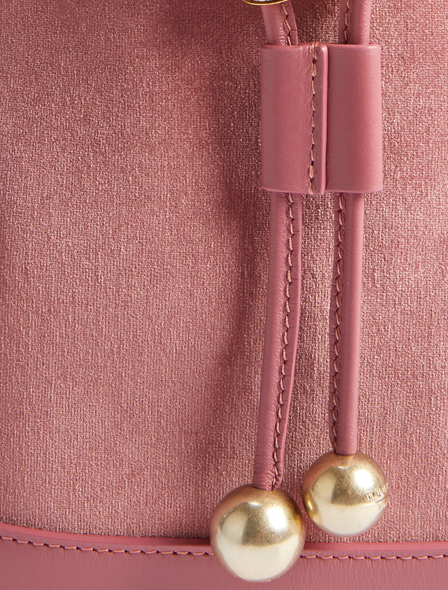 Bucket bag in velvet and leather Weekend Maxmara Bucket bag in velvet and leather Weekend Maxmara