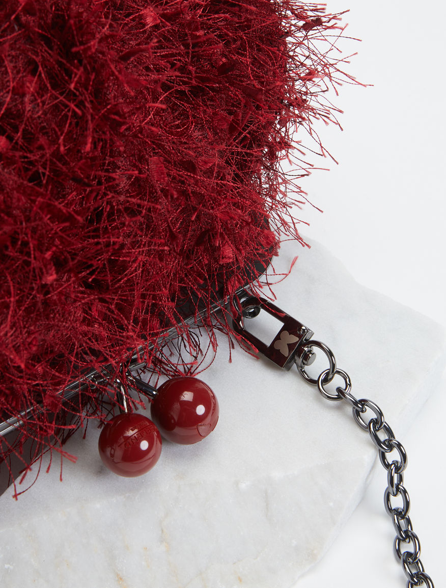 Mini Pasticcino Bag with feathers Weekend Maxmara Mini Pasticcino Bag with feathers Weekend Maxmara