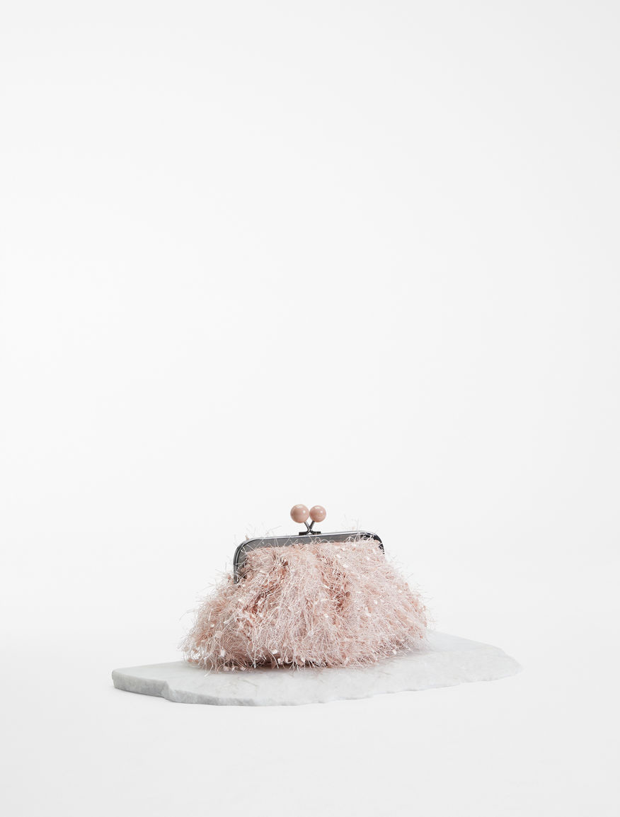 Mini Pasticcino Bag with feathers Weekend Maxmara Mini Pasticcino Bag with feathers Weekend Maxmara