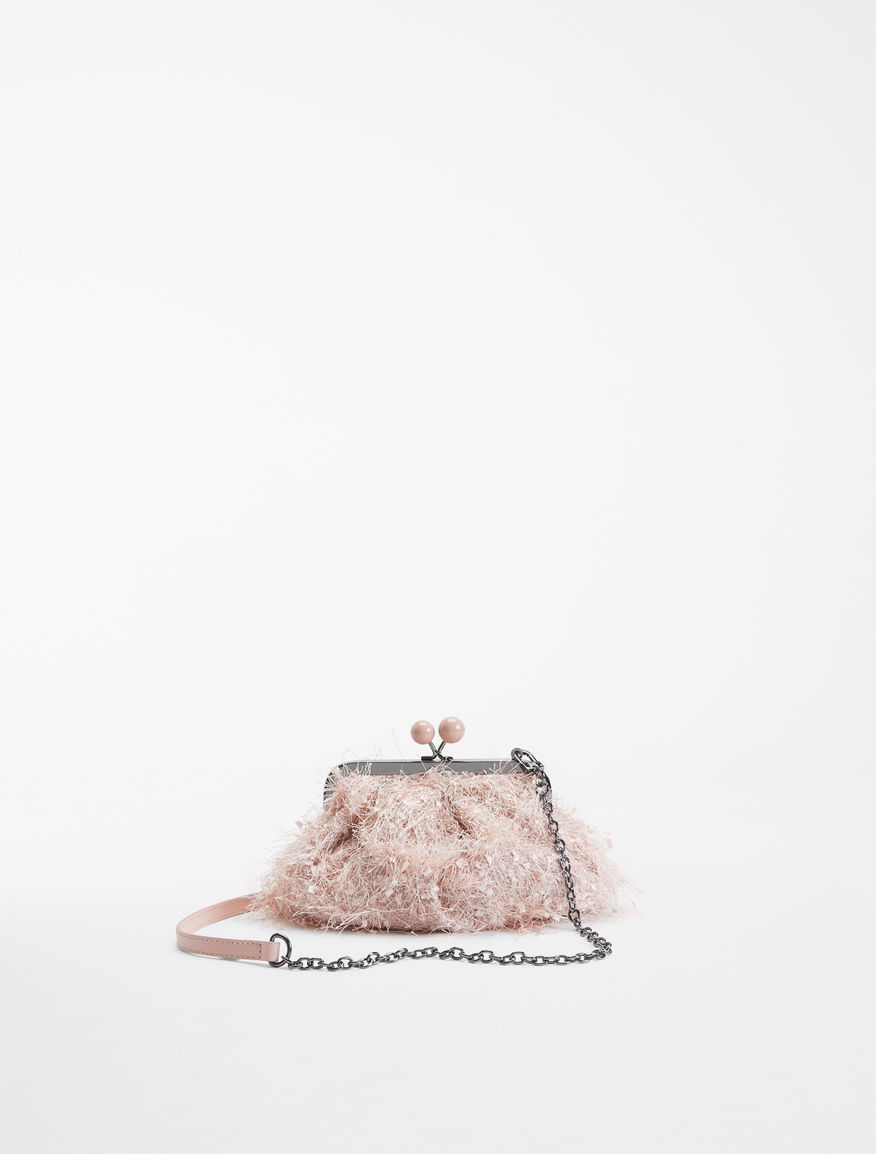 Mini Pasticcino Bag with feathers Weekend Maxmara Mini Pasticcino Bag with feathers Weekend Maxmara
