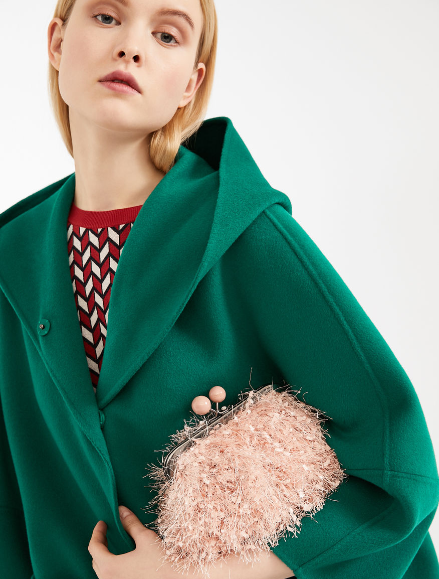 Mini Pasticcino Bag with feathers Weekend Maxmara Mini Pasticcino Bag with feathers Weekend Maxmara