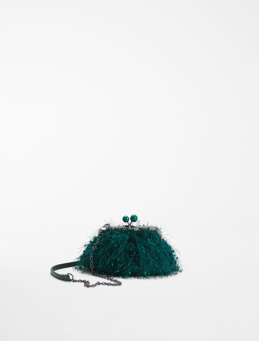 Mini Pasticcino Bag with feathers Weekend Maxmara Mini Pasticcino Bag with feathers Weekend Maxmara