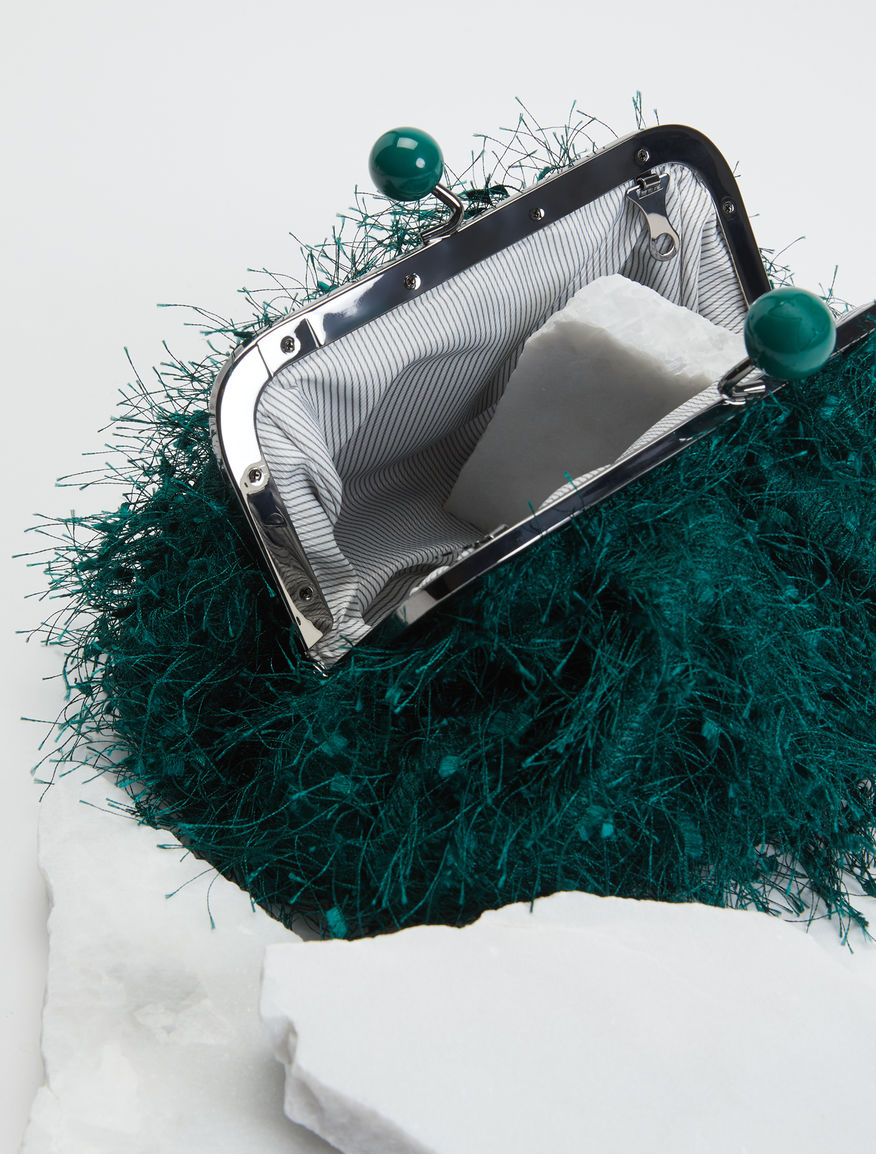 Mini Pasticcino Bag with feathers Weekend Maxmara Mini Pasticcino Bag with feathers Weekend Maxmara