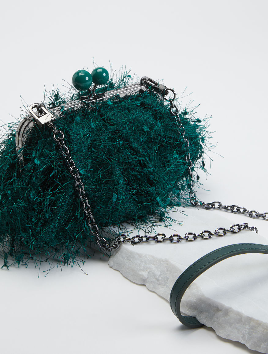 Mini Pasticcino Bag with feathers Weekend Maxmara Mini Pasticcino Bag with feathers Weekend Maxmara