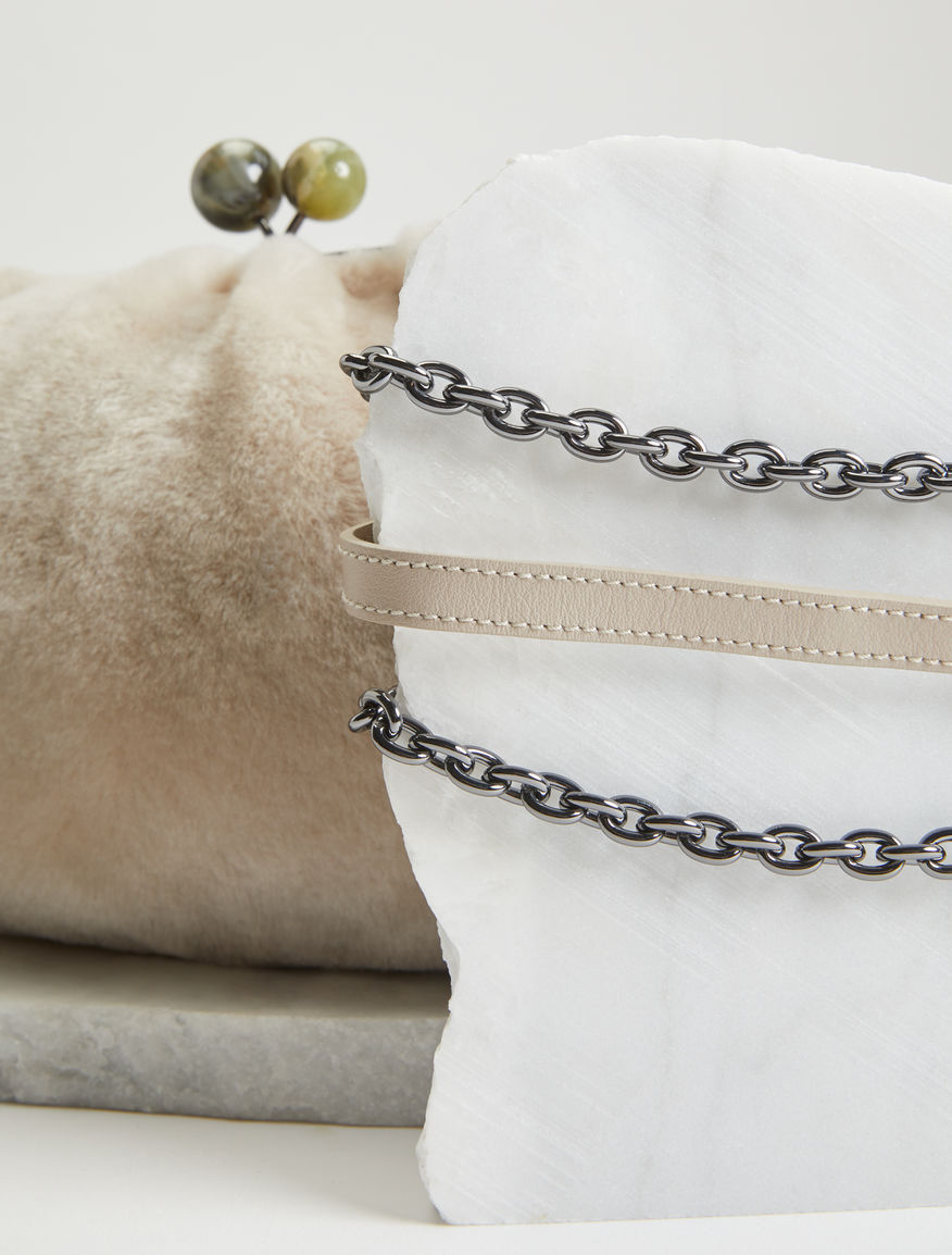 Medium Pasticcino Bag in sheepskin Weekend Maxmara Medium Pasticcino Bag in sheepskin Weekend Maxmara