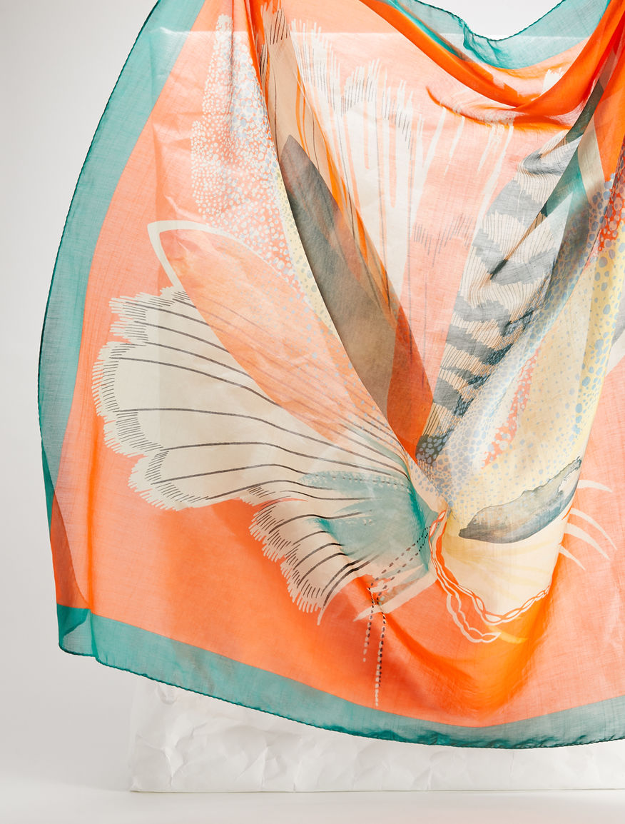 Silk and cotton shawl Weekend Maxmara Silk and cotton shawl Weekend Maxmara