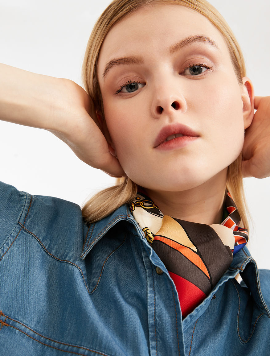 Silk twill scarf Weekend Maxmara Silk twill scarf Weekend Maxmara