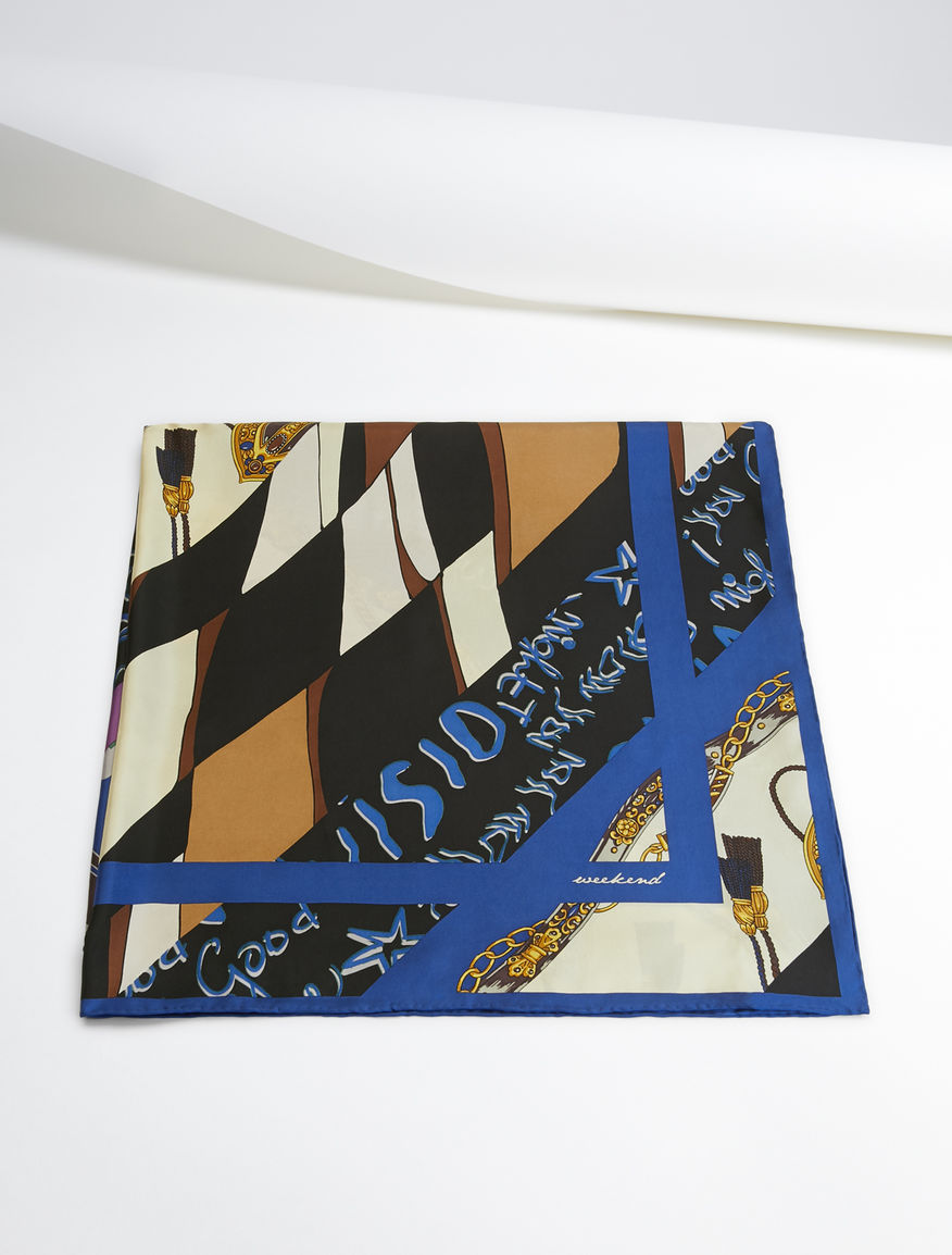 Silk twill scarf Weekend Maxmara Silk twill scarf Weekend Maxmara