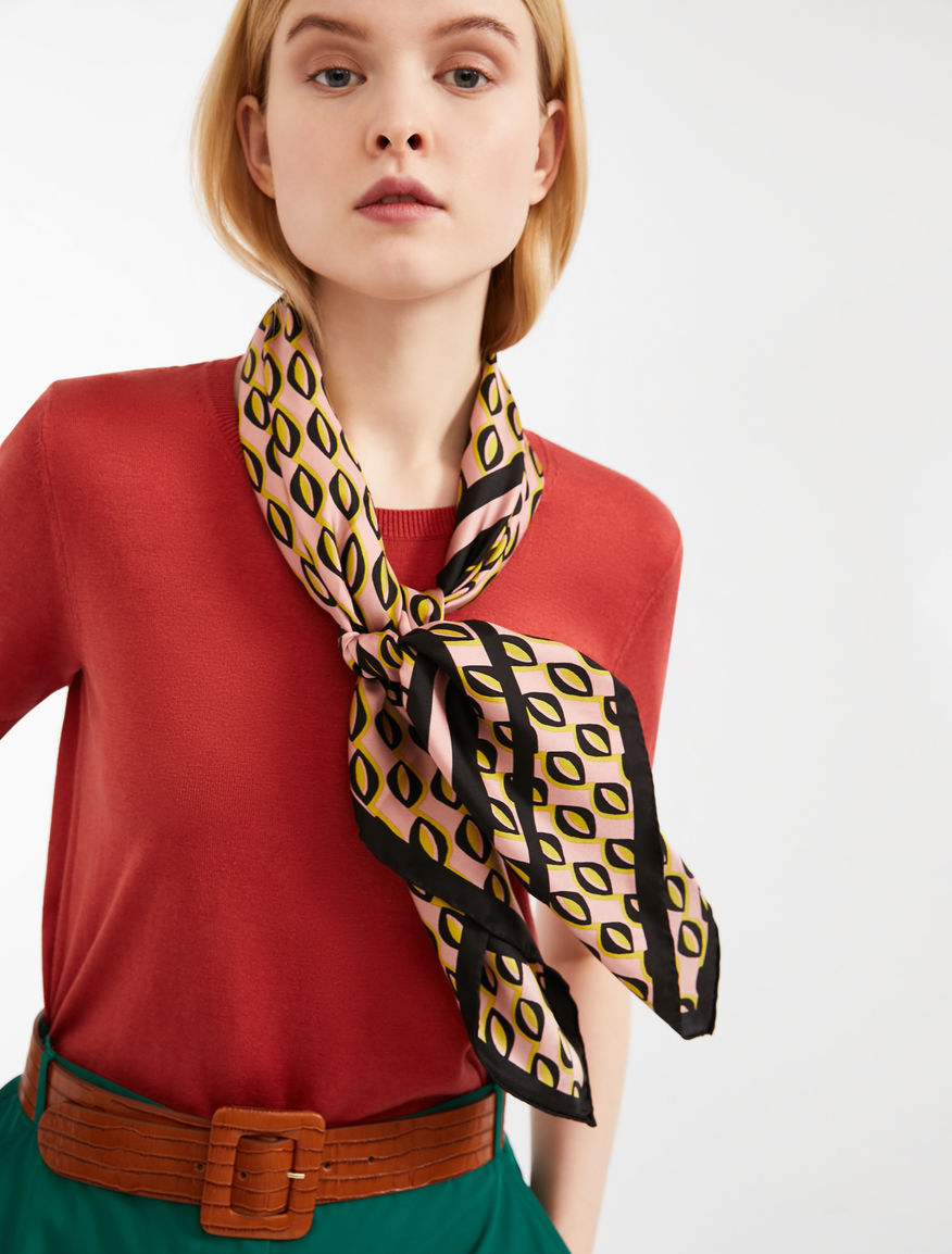 Silk twill scarf Weekend Maxmara Silk twill scarf Weekend Maxmara