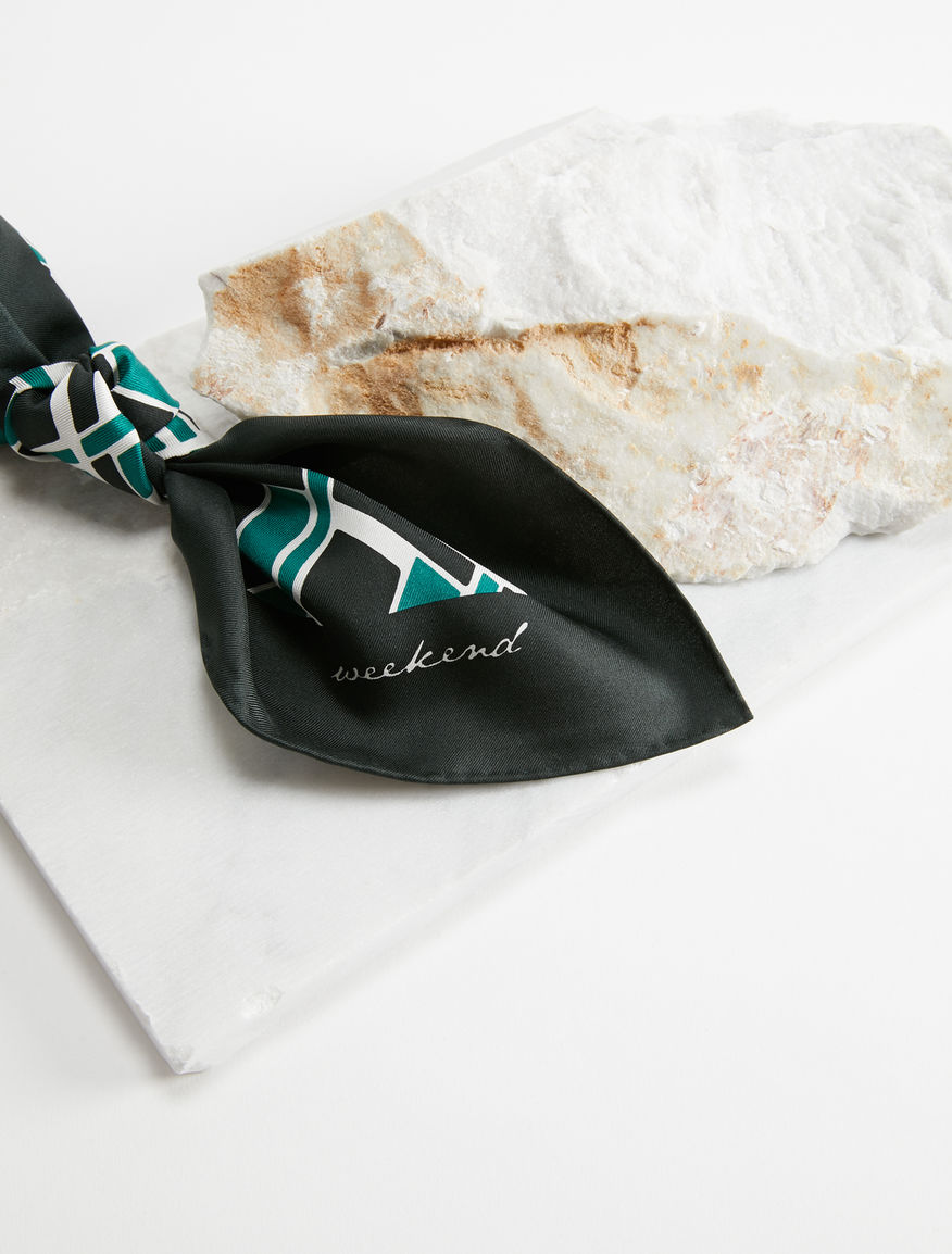 Silk twill scarf Weekend Maxmara Silk twill scarf Weekend Maxmara