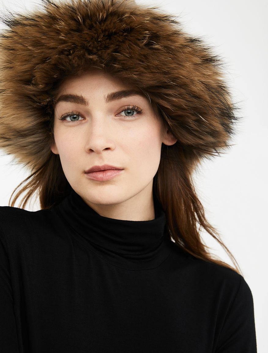 Cuffia in lana e pelliccia Weekend Maxmara Cuffia in lana e pelliccia Weekend Maxmara