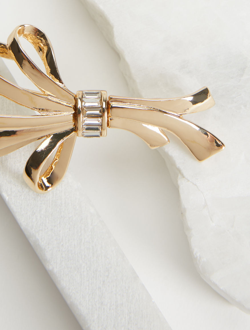 Metal brooch with rhinestones Weekend Maxmara Metal brooch with rhinestones Weekend Maxmara