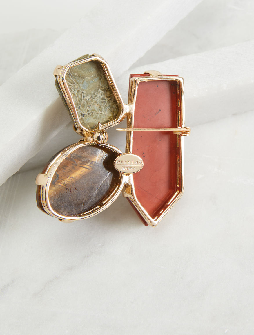 Brooch with geometric elements Weekend Maxmara Brooch with geometric elements Weekend Maxmara