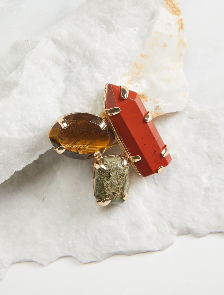 Brooch with geometric elements Weekend Maxmara Brooch with geometric elements Weekend Maxmara