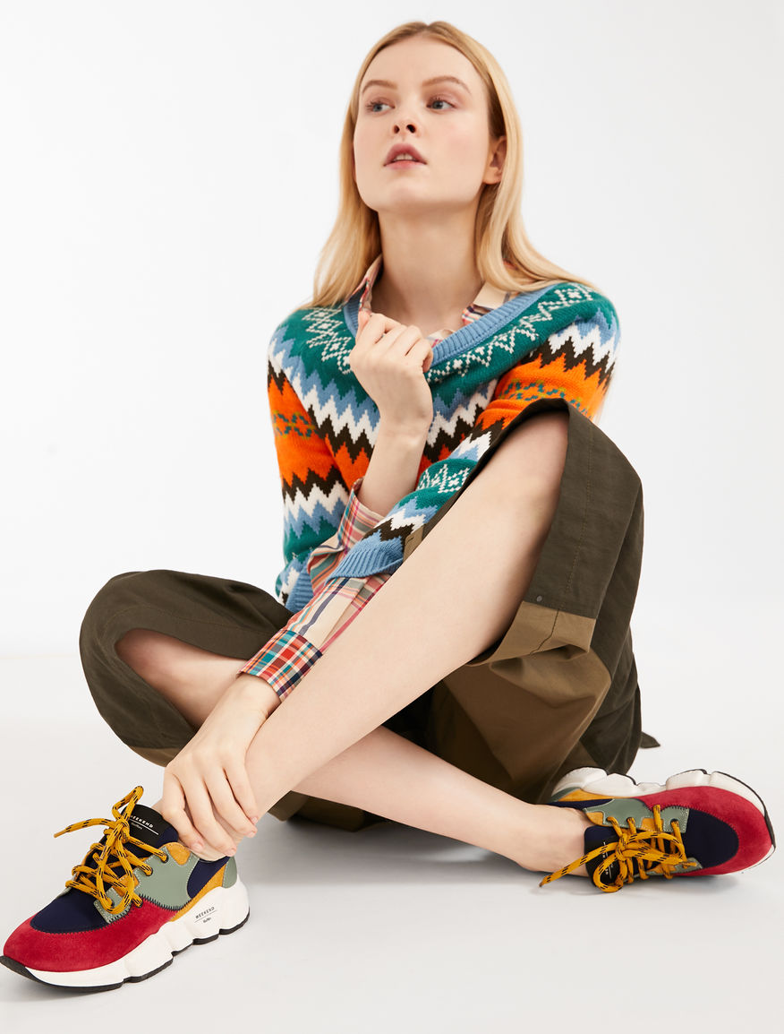 Suede leather sneakers Weekend Maxmara Suede leather sneakers Weekend Maxmara
