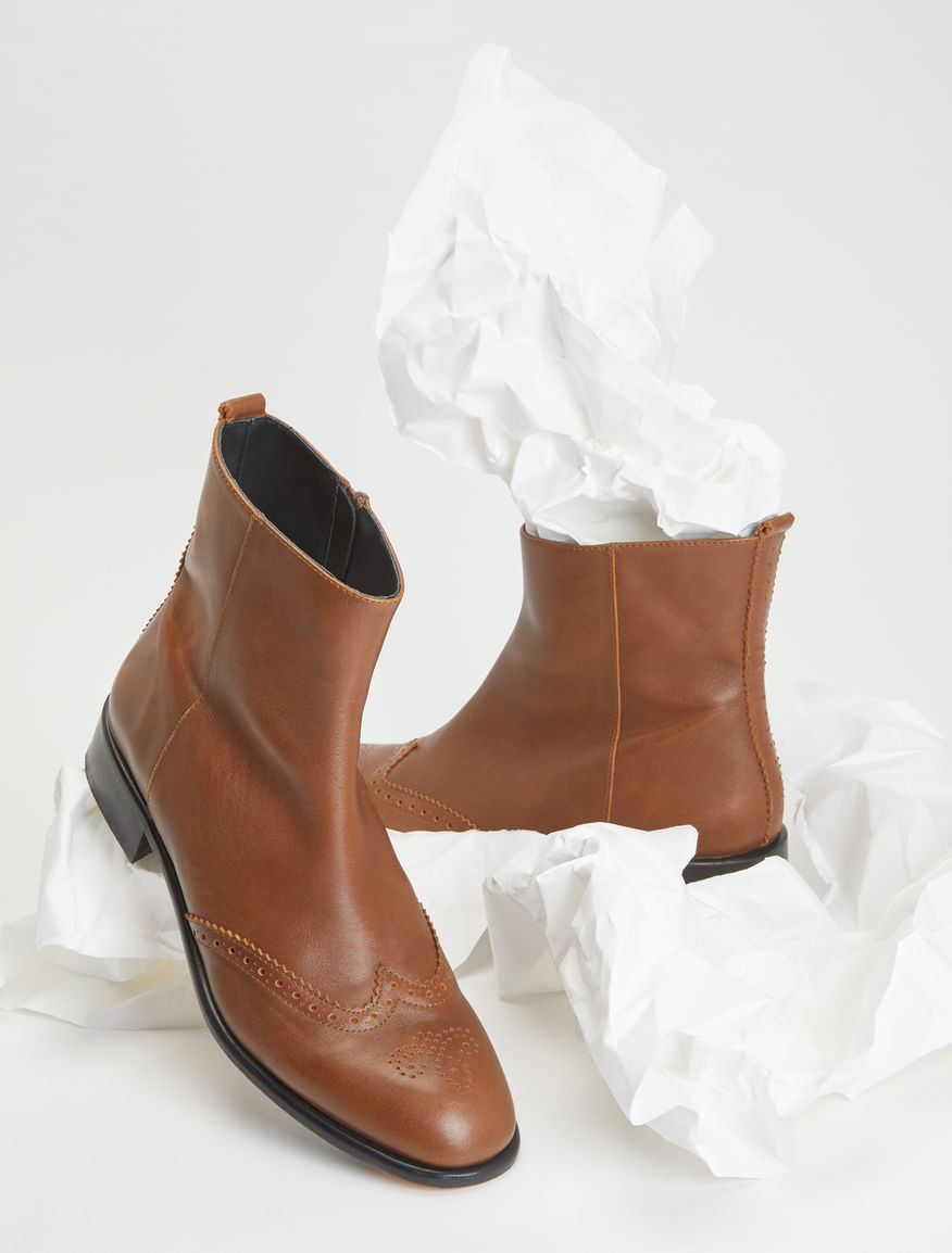 Leather half boot Weekend Maxmara Leather half boot Weekend Maxmara