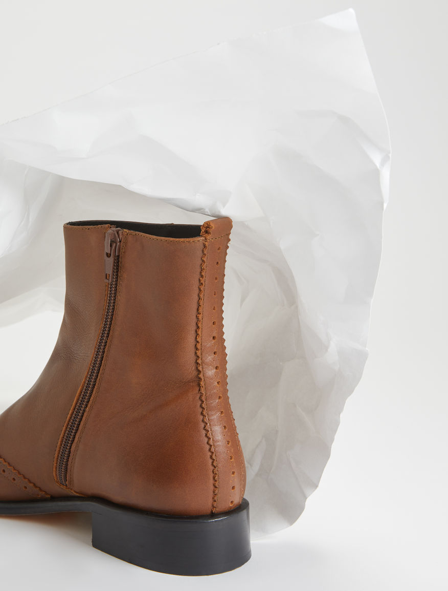 Leather half boot Weekend Maxmara Leather half boot Weekend Maxmara