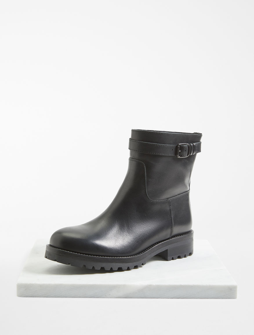 Leather biker boot Weekend Maxmara Leather biker boot Weekend Maxmara