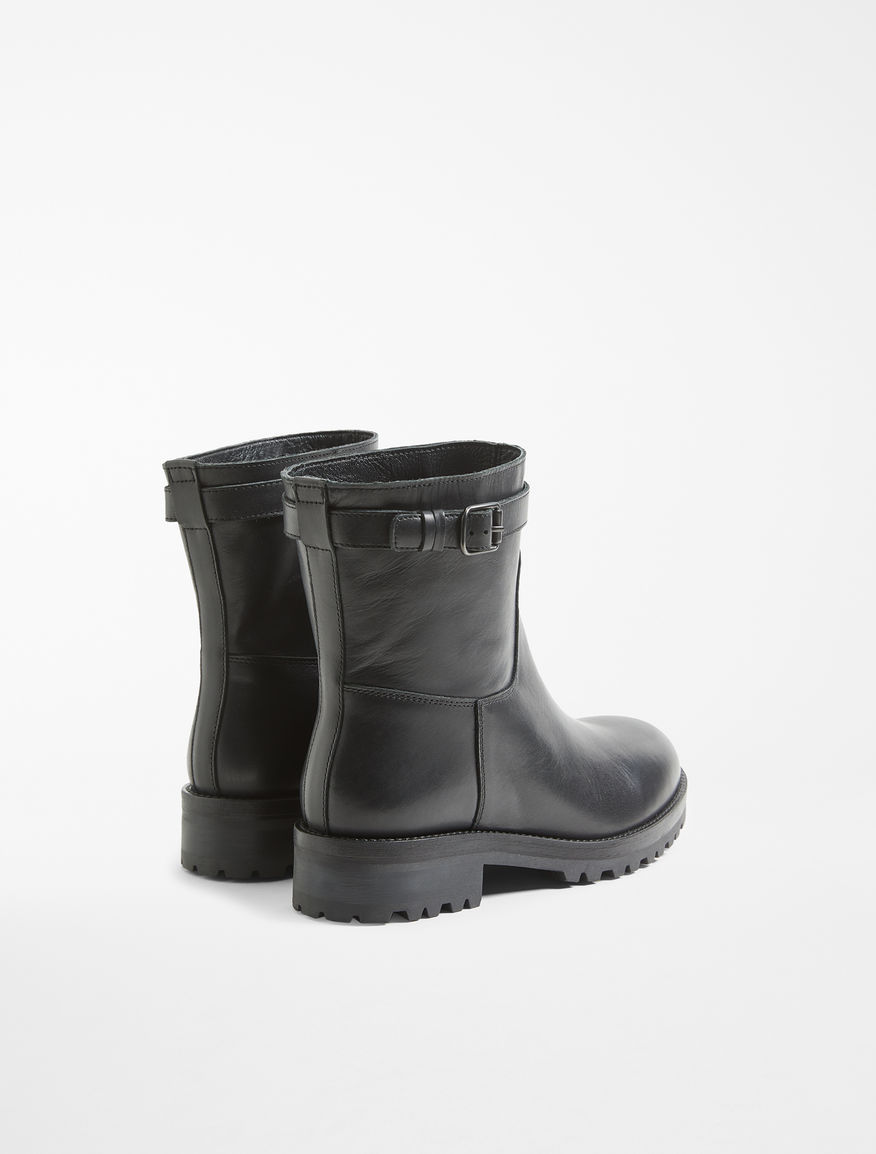 Leather biker boot Weekend Maxmara Leather biker boot Weekend Maxmara
