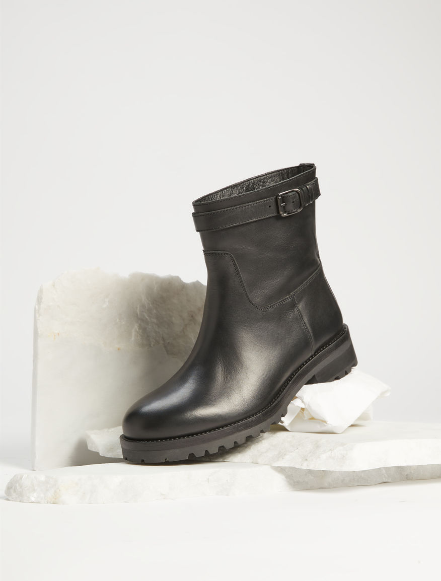 Leather biker boot Weekend Maxmara Leather biker boot Weekend Maxmara